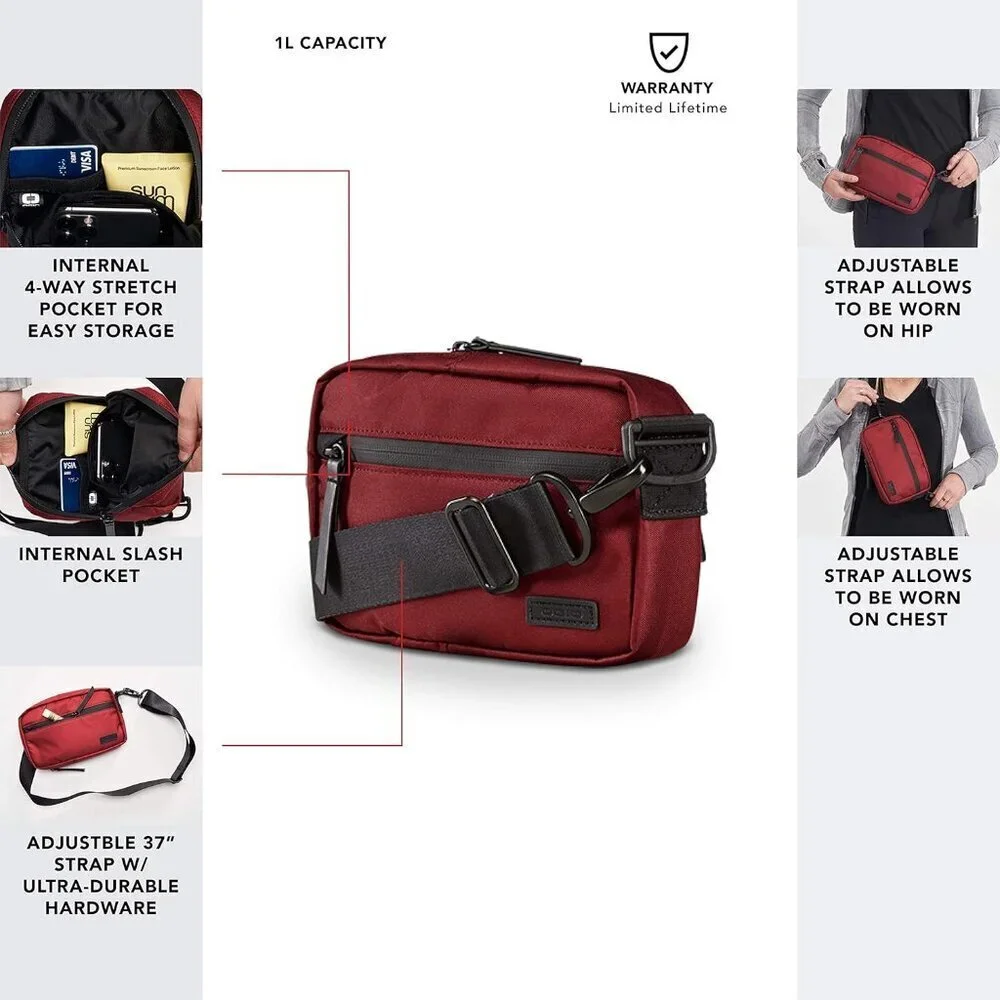 Women's Crossbody Polyester Compact Adjustable Multiple Carry Options